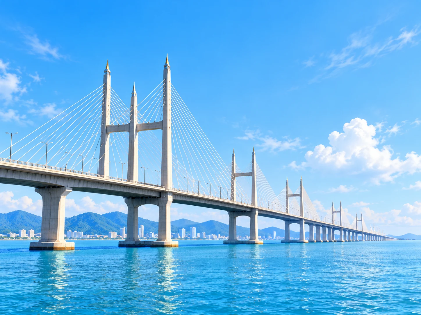 penang city illustration